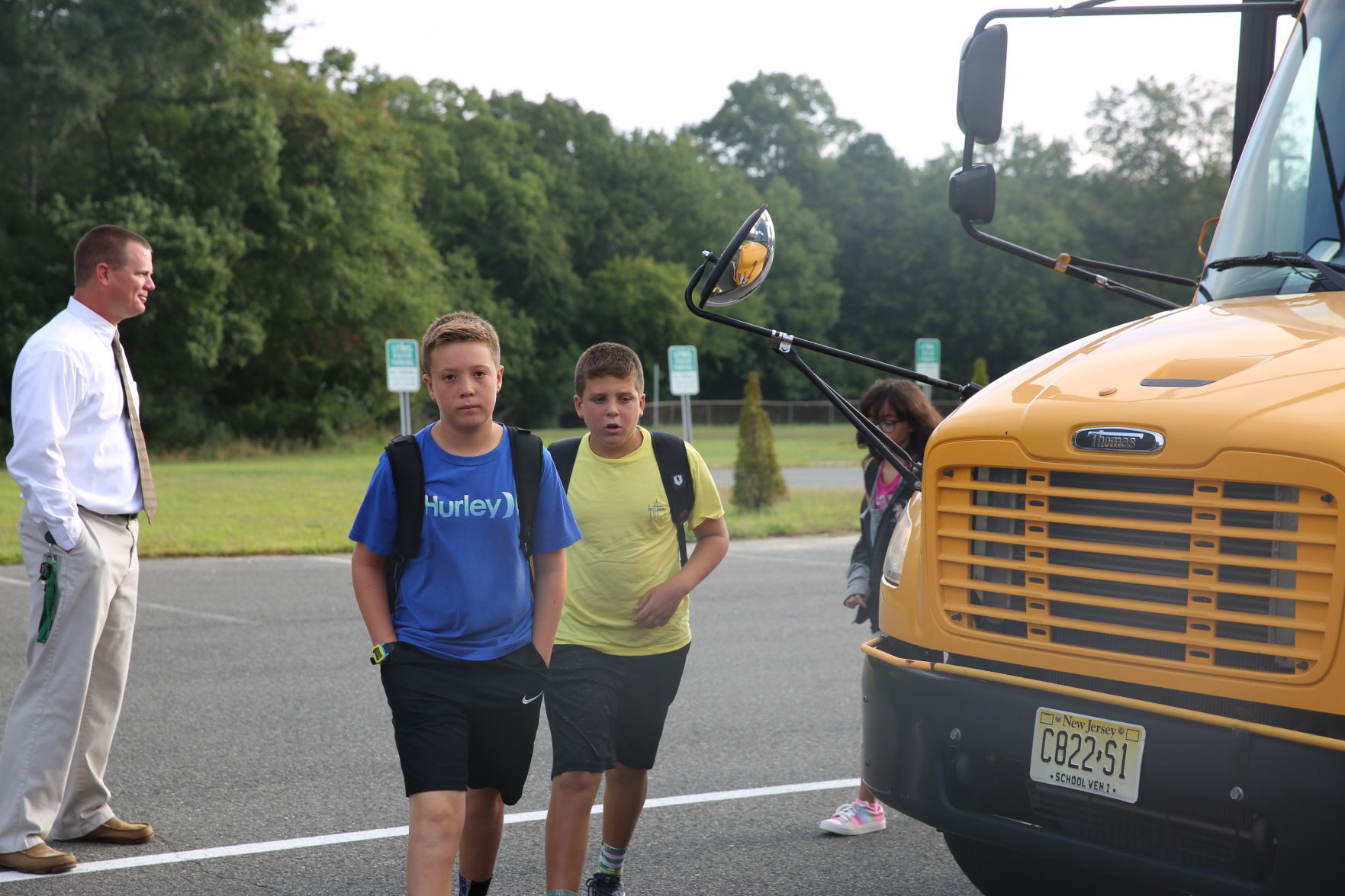 First Day at Upper Township Middle School